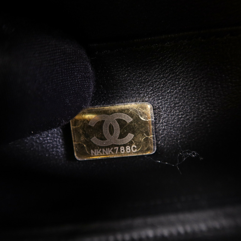 CHANEL 牛皮皮革Vanity Case金扣手挽肩背兩用袋-8