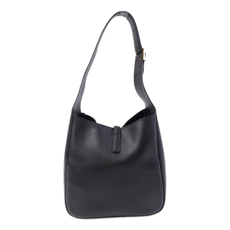 YVES SAINT LAURENT 牛皮皮革YSL LE5 Shoulder Bag金扣肩背袋-1