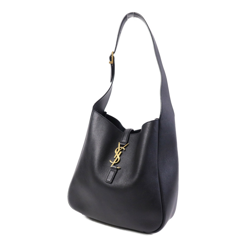 YVES SAINT LAURENT 牛皮皮革YSL LE5 Shoulder Bag金扣肩背袋-2
