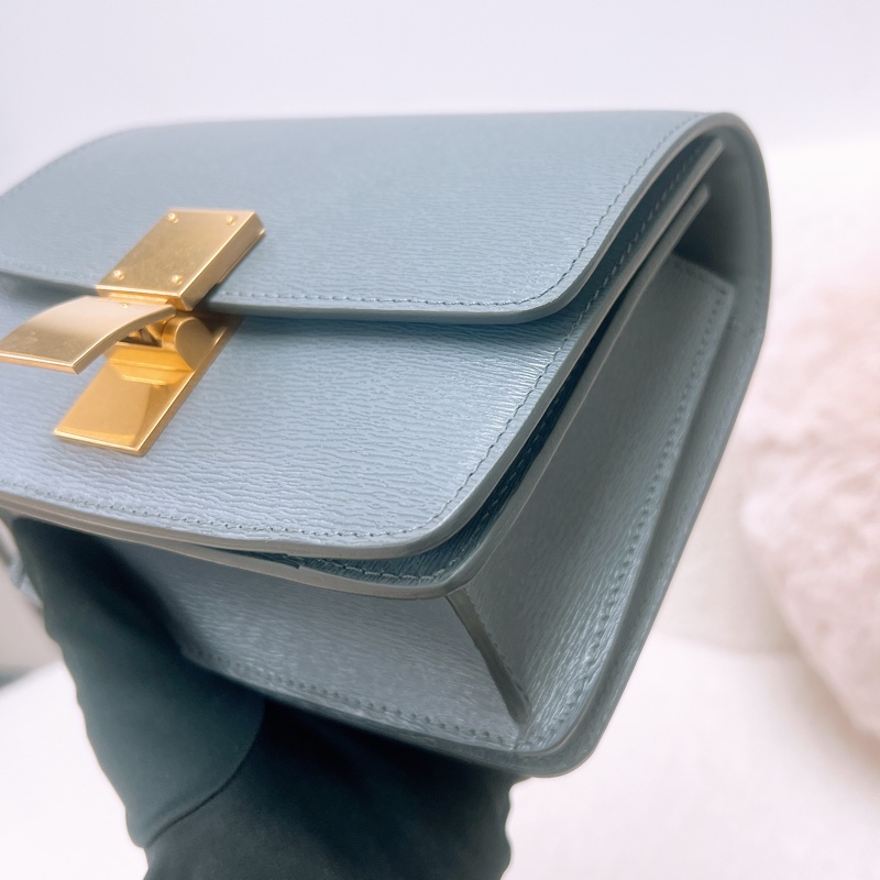 Celine box teen 水波紋 深灰色豆腐包-3