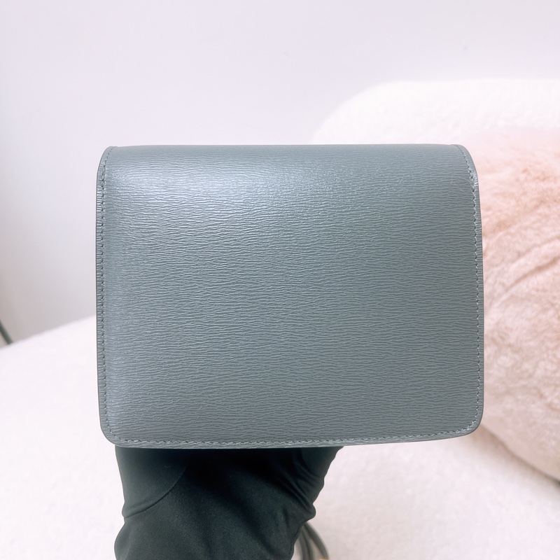 Celine box teen 水波紋 深灰色豆腐包-6