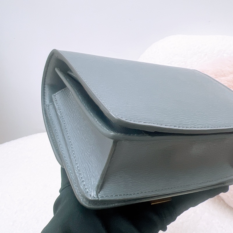 Celine box teen 水波紋 深灰色豆腐包-7