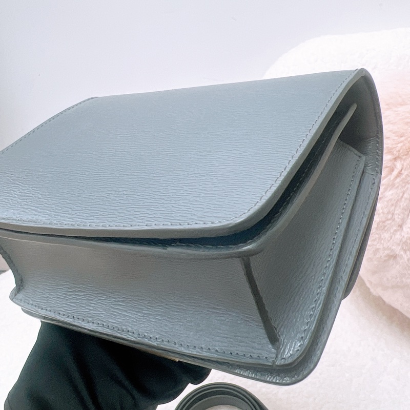 Celine box teen 水波紋 深灰色豆腐包-8