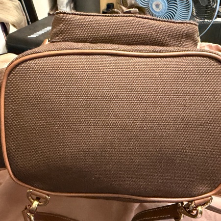 Miu Miu Canvas leather backpack 雙肩背包（小）-9