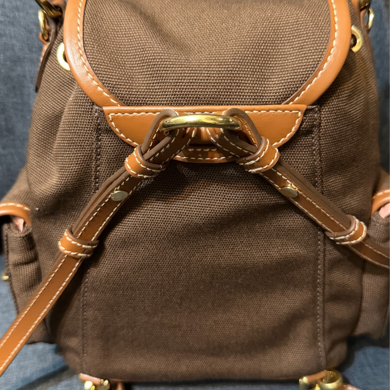 Miu Miu Canvas leather backpack 雙肩背包（小）-14