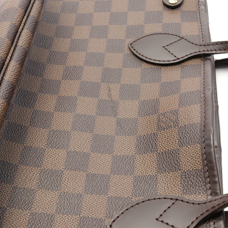 棕色 棋盤格帆布 Neverfull PM 托特包【LOUIS VUITTON LV 路易威登】 N51109-6