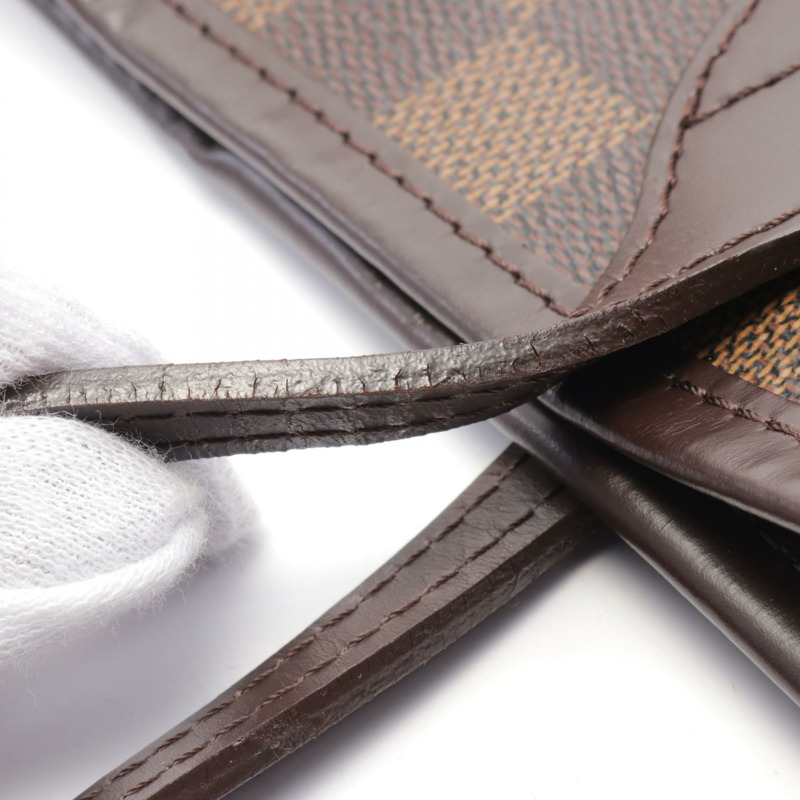 棕色 棋盤格帆布 Neverfull PM 托特包【LOUIS VUITTON LV 路易威登】 N51109-8