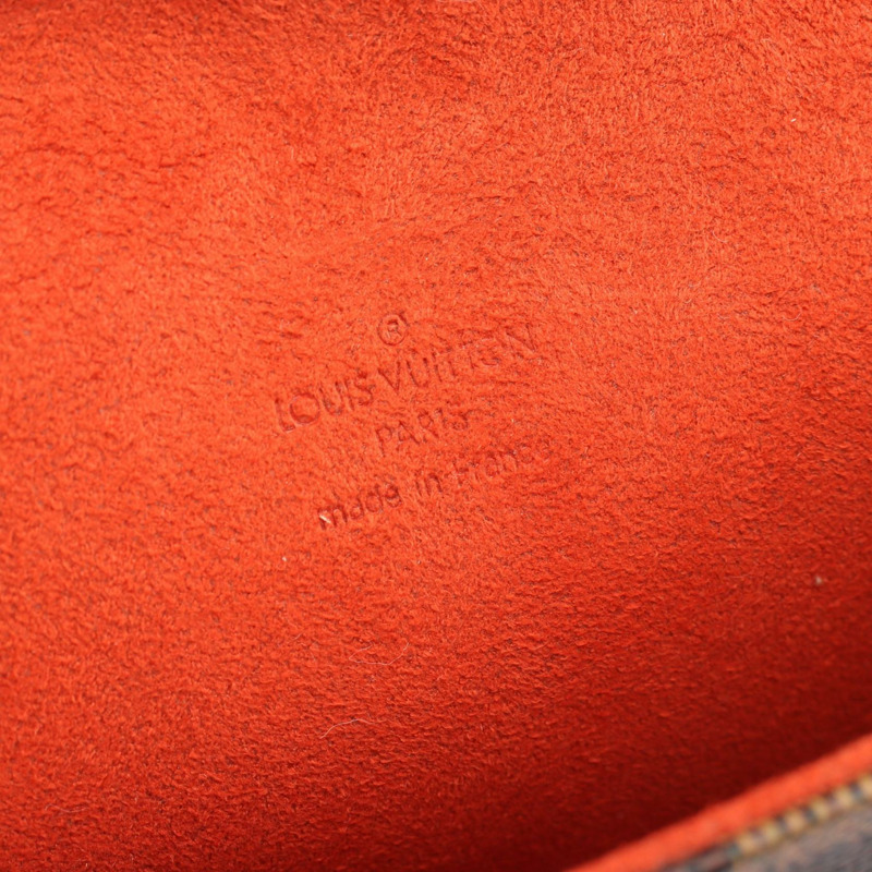 棕色 棋盤格帆布 Pochette Florentine 腰包【LOUIS VUITTON LV 路易威登】 N51856-3