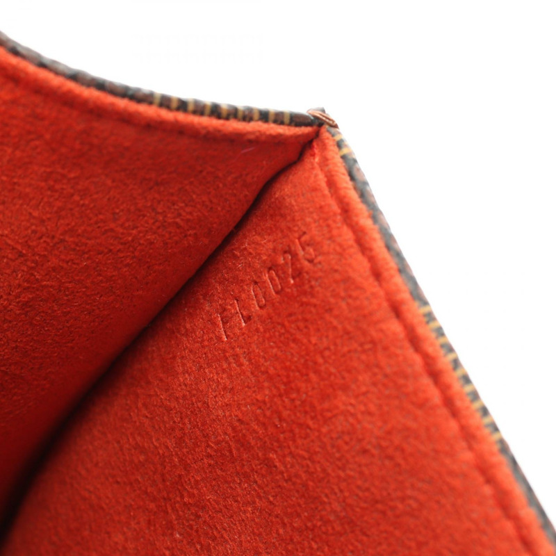 棕色 棋盤格帆布 Pochette Florentine 腰包【LOUIS VUITTON LV 路易威登】 N51856-4