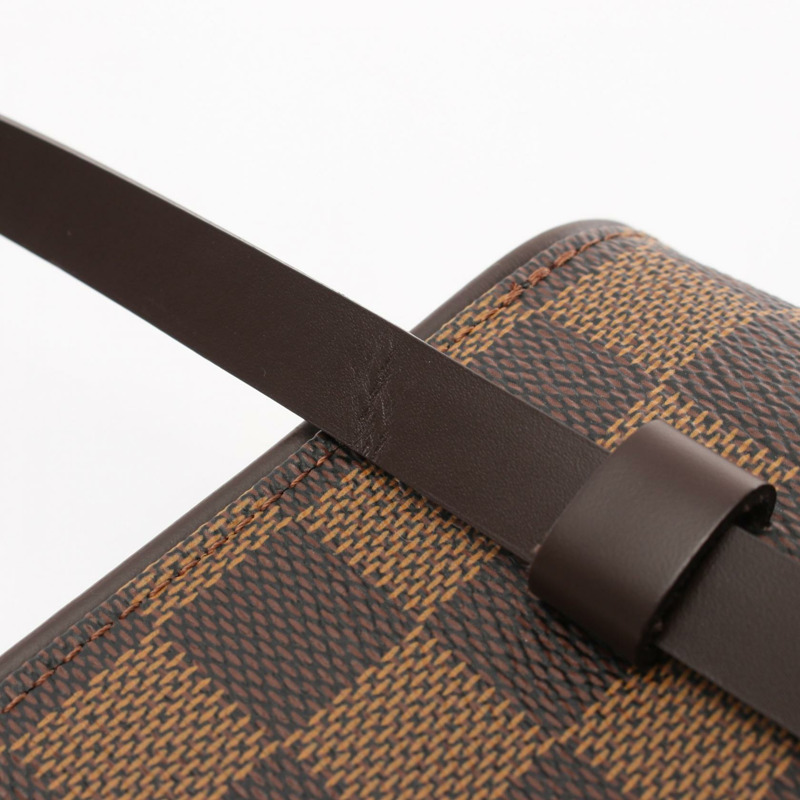 棕色 棋盤格帆布 Pochette Florentine 腰包【LOUIS VUITTON LV 路易威登】 N51856-8