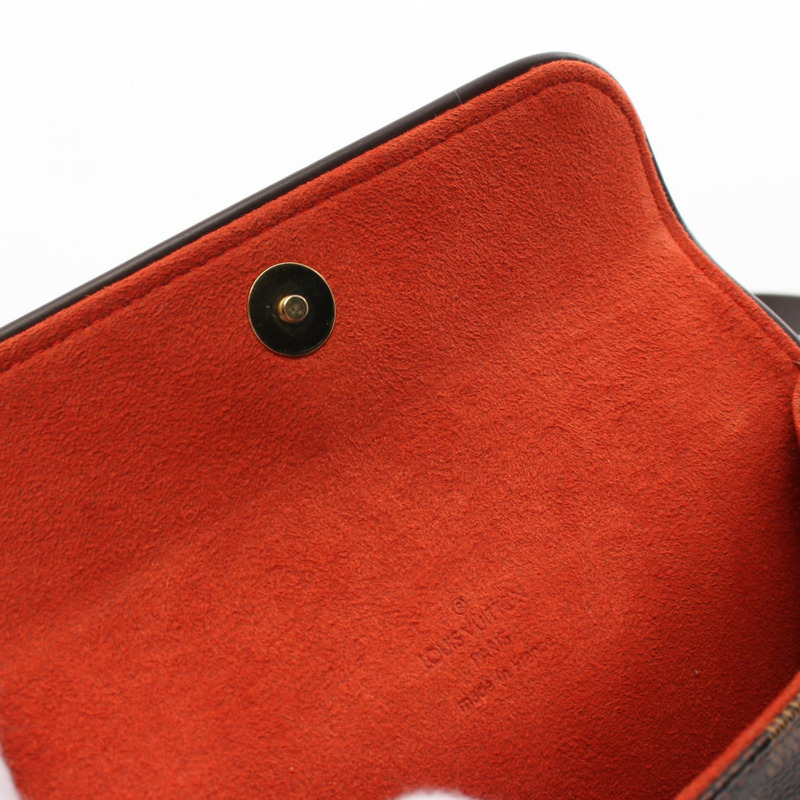 棕色 棋盤格帆布 Pochette Florentine 腰包【LOUIS VUITTON LV 路易威登】 N51856-9