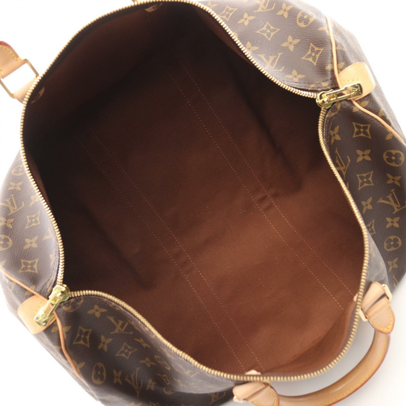 棕色 原花帆布 Keepall 50 手提袋 行李袋【LOUIS VUITTON LV 路易威登】 M41426-2