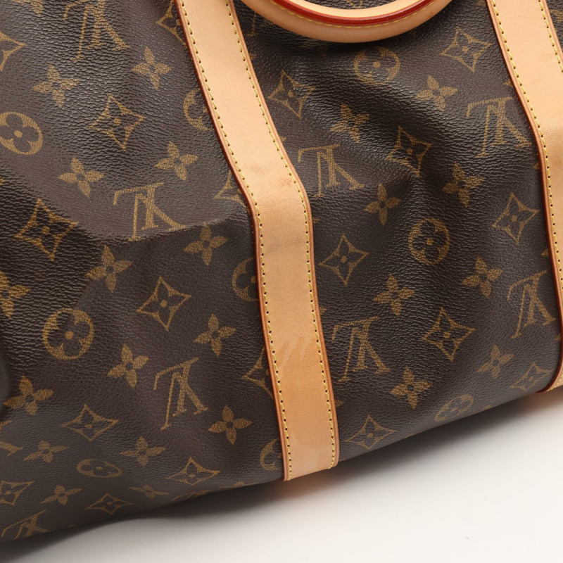 棕色 原花帆布 Keepall 50 手提袋 行李袋【LOUIS VUITTON LV 路易威登】 M41426-7