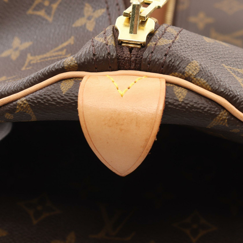 棕色 原花帆布 Keepall 50 手提袋 行李袋【LOUIS VUITTON LV 路易威登】 M41426-11