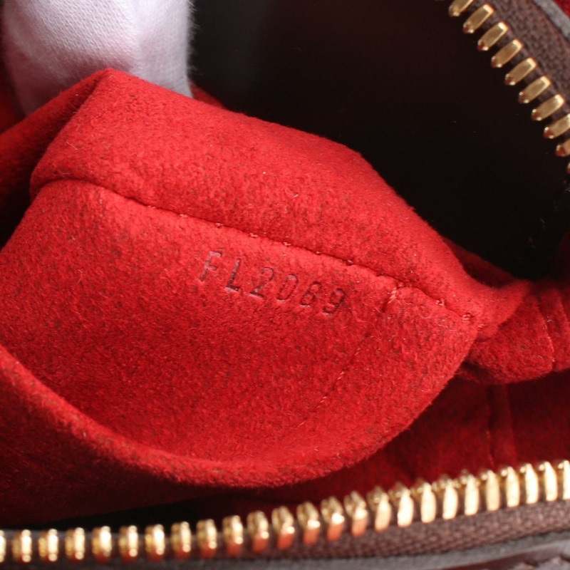 棕色 棋盤格帆布 Sistina PM 肩背包【LOUIS VUITTON LV 路易威登】 N41542-4