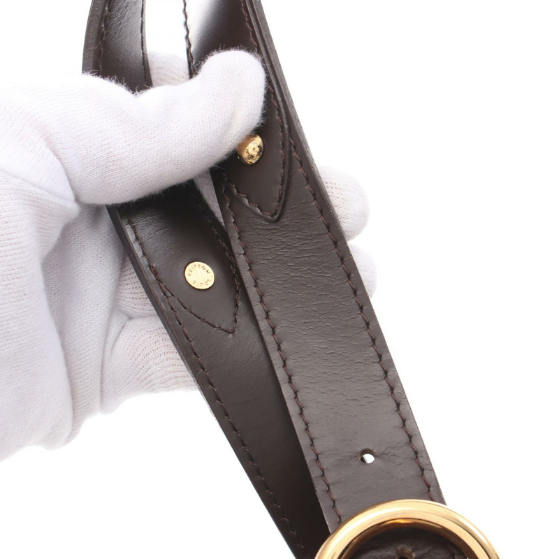 棕色 棋盤格帆布 Sistina PM 肩背包【LOUIS VUITTON LV 路易威登】 N41542-8