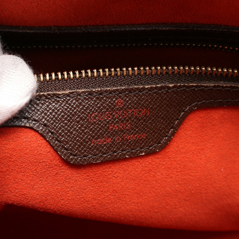 棕色 棋盤格帆布 Triana 手提包【LOUIS VUITTON LV 路易威登】 N51155-3