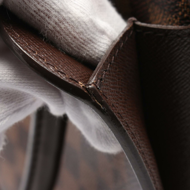 棕色 棋盤格帆布 Triana 手提包【LOUIS VUITTON LV 路易威登】 N51155-7