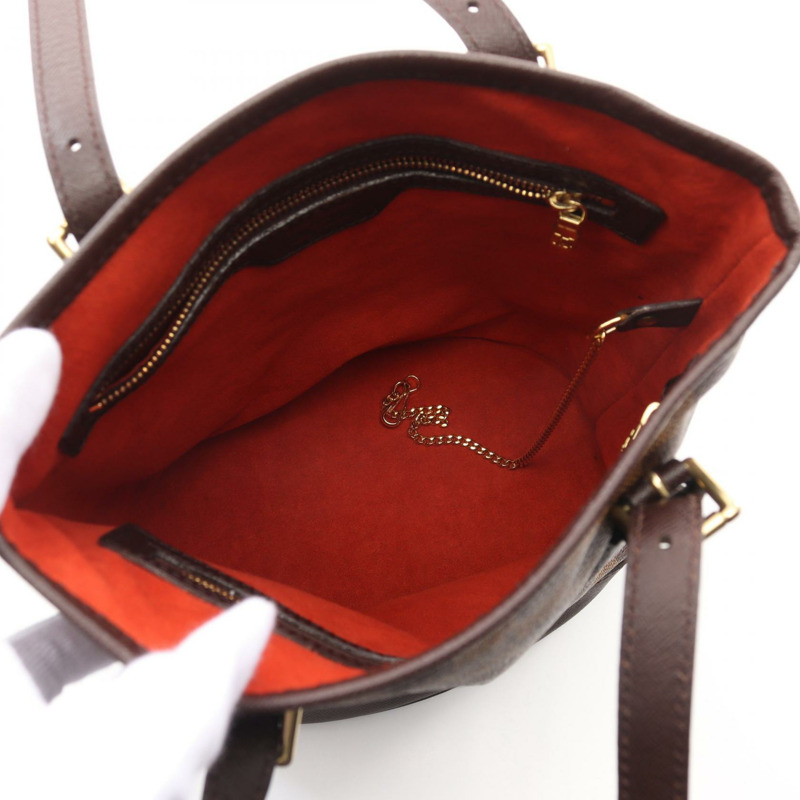 棕色 棋盤格帆布 Marais 肩背包【LOUIS VUITTON LV 路易威登】 N42240-2