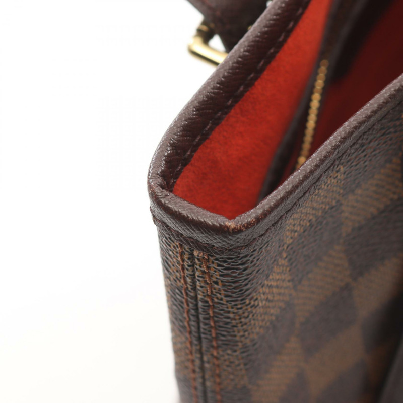 棕色 棋盤格帆布 Marais 肩背包【LOUIS VUITTON LV 路易威登】 N42240-5