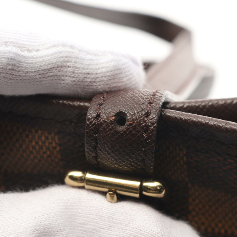 棕色 棋盤格帆布 Marais 肩背包【LOUIS VUITTON LV 路易威登】 N42240-9