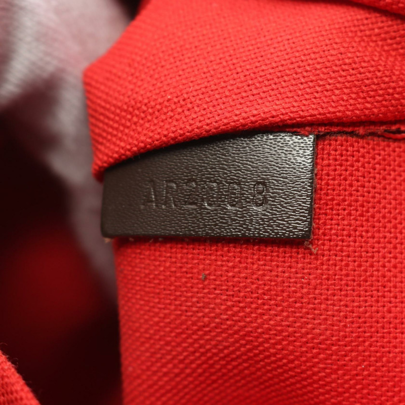 棕色 棋盤格帆布 Thames PM 肩背包【LOUIS VUITTON LV 路易威登】 N48180-4