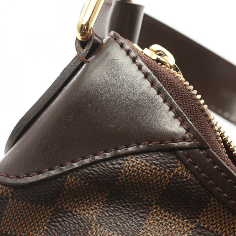 棕色 棋盤格帆布 Thames PM 肩背包【LOUIS VUITTON LV 路易威登】 N48180-9