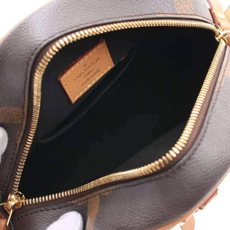 棕色 原花帆布 Boite Chapeau Souple 肩背包【LOUIS VUITTON LV 路易威登】  M44604-2