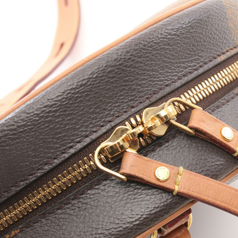 棕色 原花帆布 Boite Chapeau Souple 肩背包【LOUIS VUITTON LV 路易威登】  M44604-5