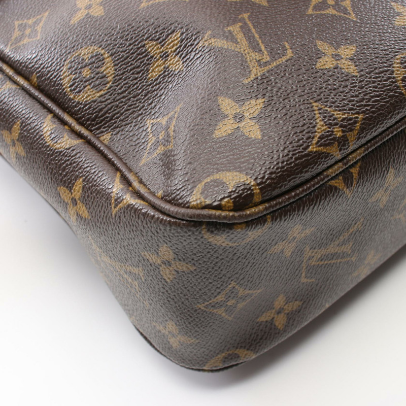 棕色 原花帆布 Sac Bosphore 公事包 肩背包【LOUIS VUITTON LV 路易威登】 M40043-7