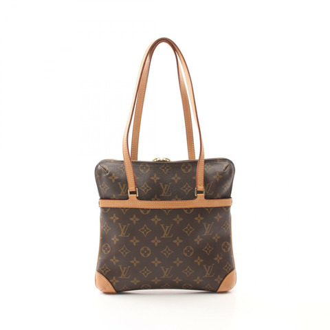 棕色 原花帆布 Coussin GM 肩背包【LOUIS VUITTON LV 路易威登】  M51141
