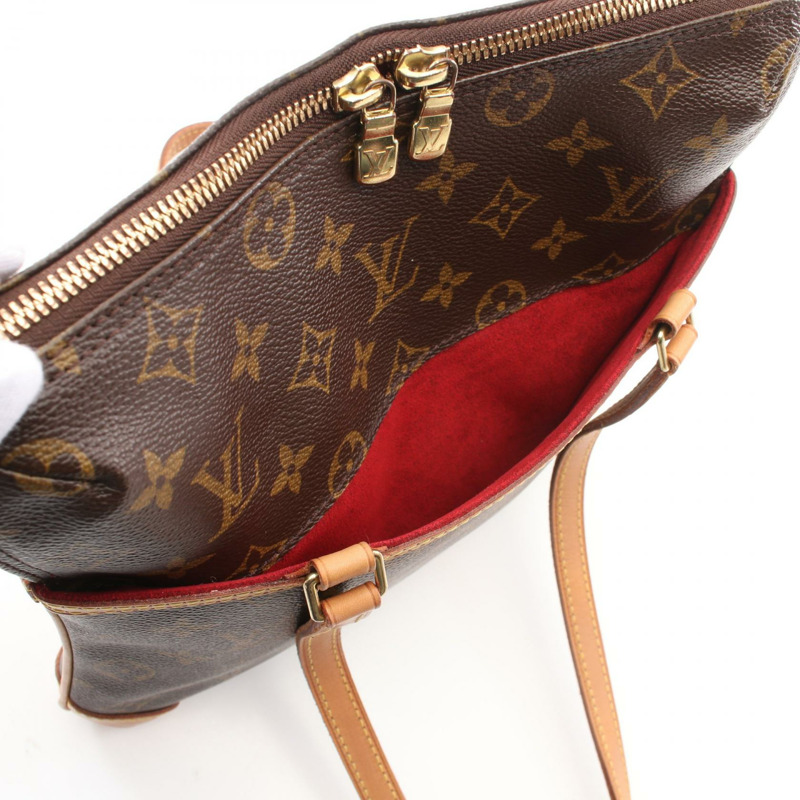 棕色 原花帆布 Coussin GM 肩背包【LOUIS VUITTON LV 路易威登】  M51141-5
