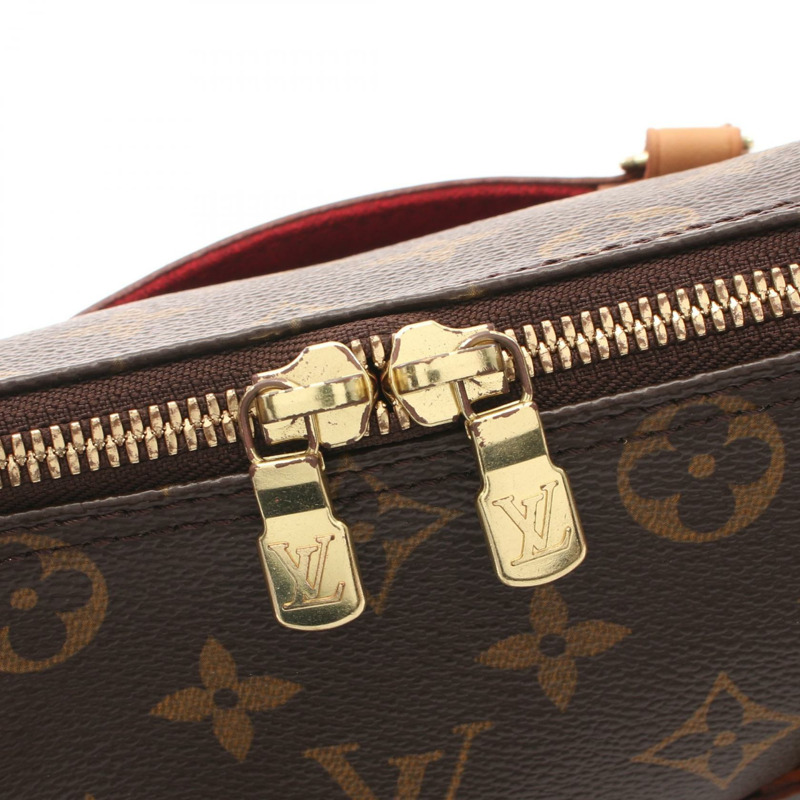 棕色 原花帆布 Coussin GM 肩背包【LOUIS VUITTON LV 路易威登】  M51141-6