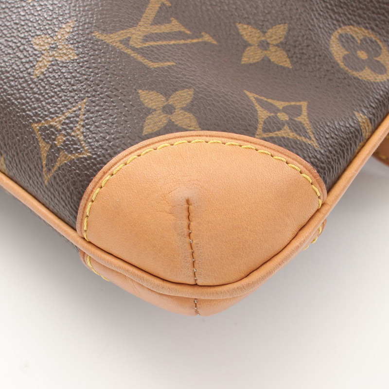 棕色 原花帆布 Coussin GM 肩背包【LOUIS VUITTON LV 路易威登】  M51141-7