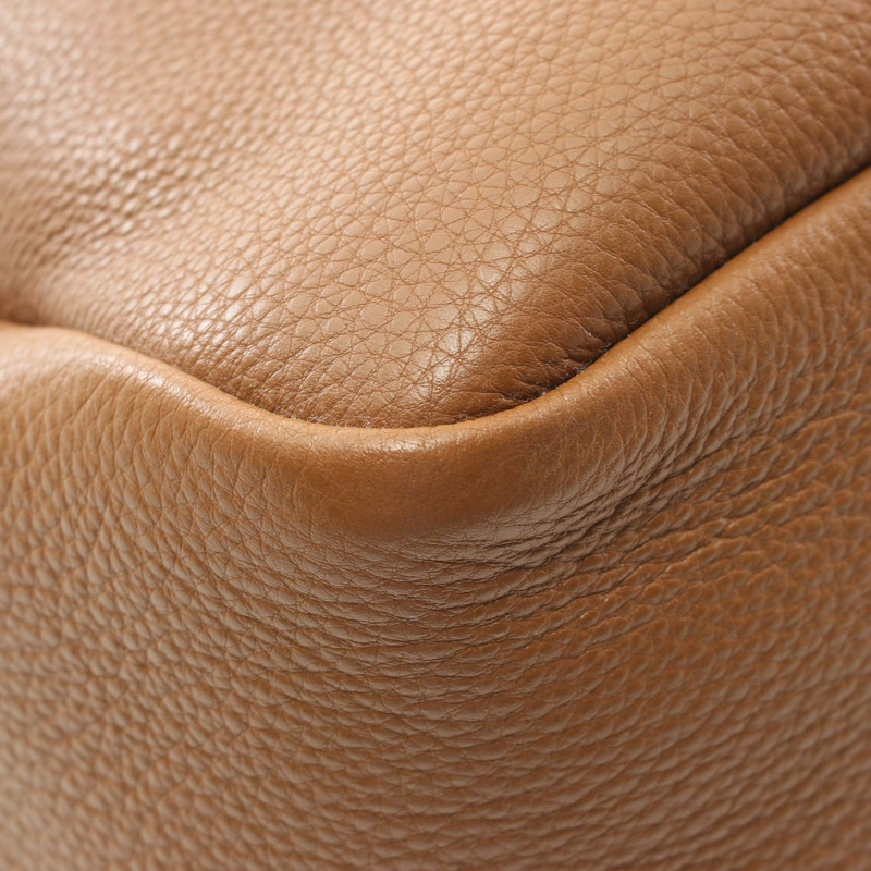 棕色 皮革 托特包【PRADA 普拉達】-4