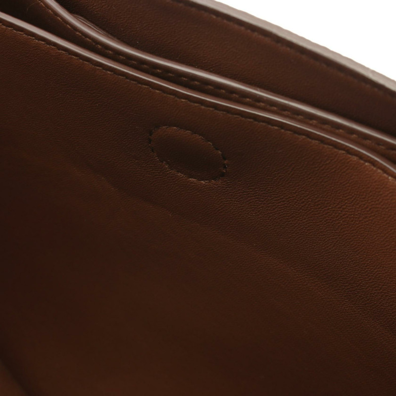 棕色 皮革 托特包【PRADA 普拉達】-8