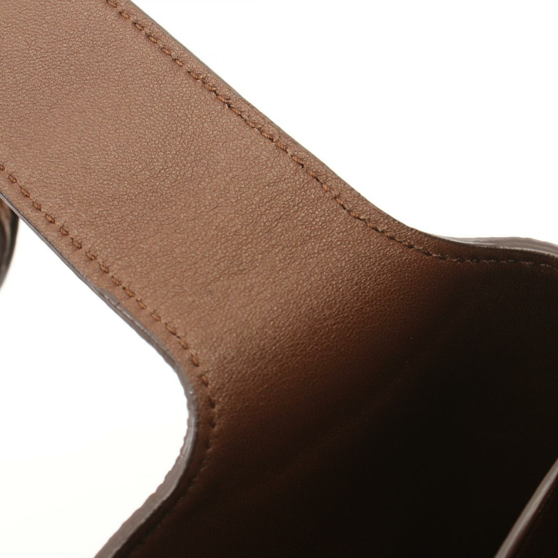 棕色 皮革 托特包【PRADA 普拉達】-9