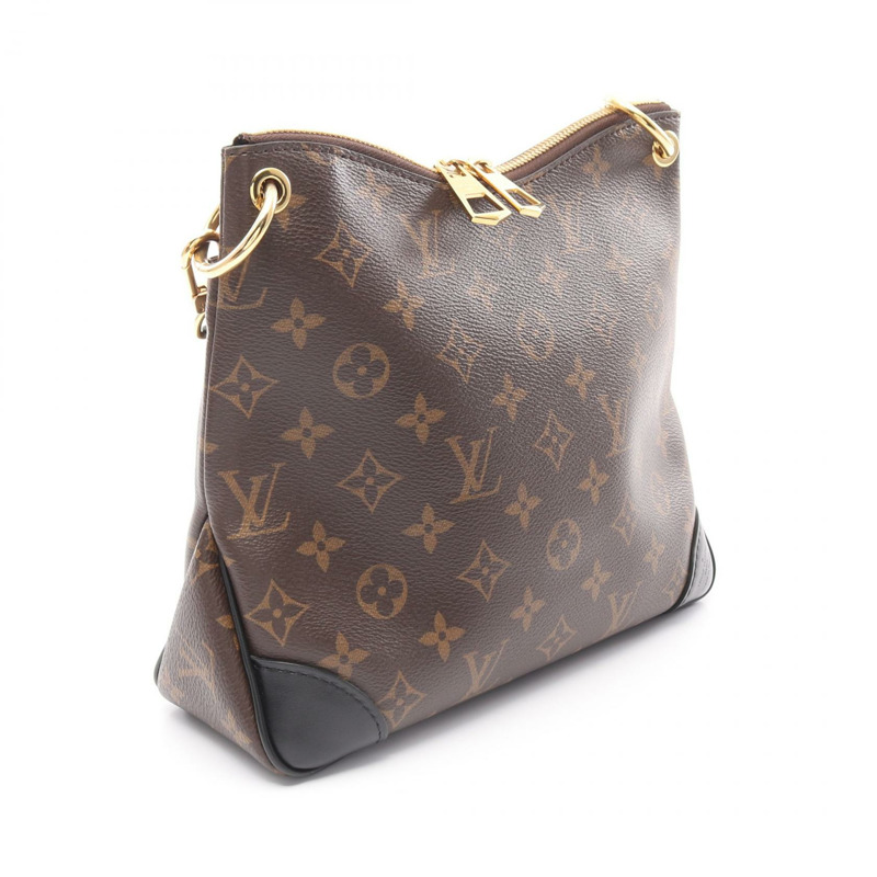 棕色 原花帆布 Odeon NM PM 肩背包【LOUIS VUITTON LV 路易威登】 M45353-1