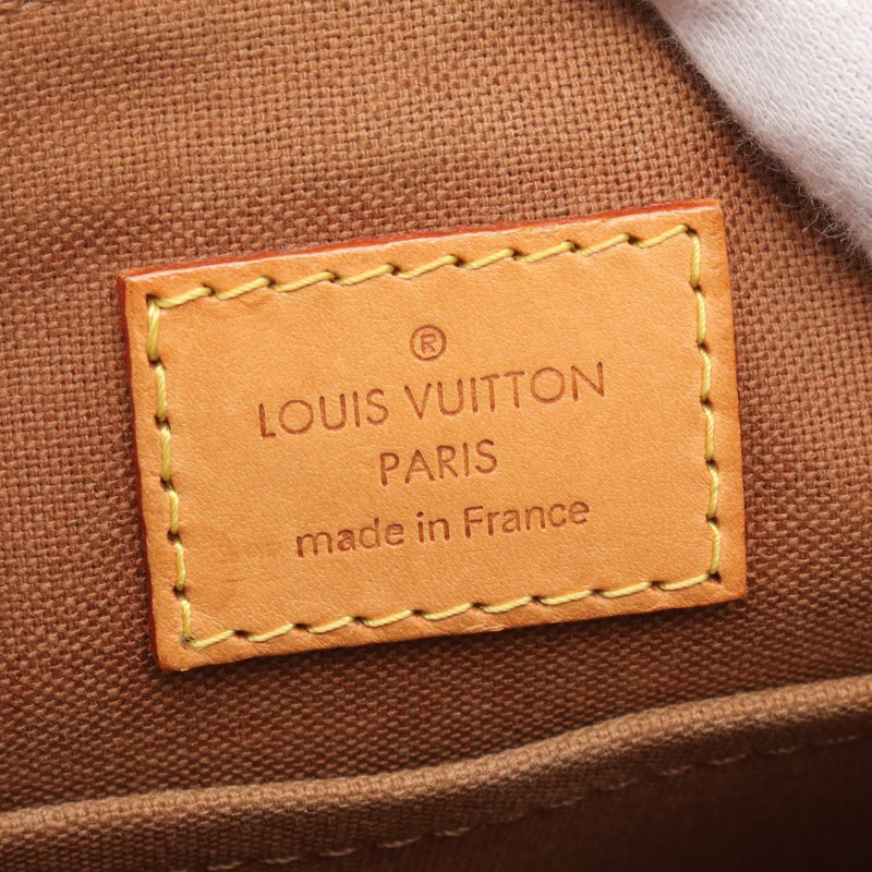 棕色 原花帆布 Popincourt Haut 肩背包【LOUIS VUITTON LV 路易威登】 M40007-3