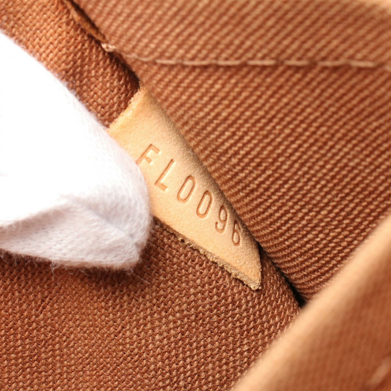 棕色 原花帆布 Popincourt Haut 肩背包【LOUIS VUITTON LV 路易威登】 M40007-4