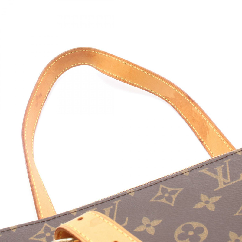 棕色 原花帆布 Popincourt Haut 肩背包【LOUIS VUITTON LV 路易威登】 M40007-5