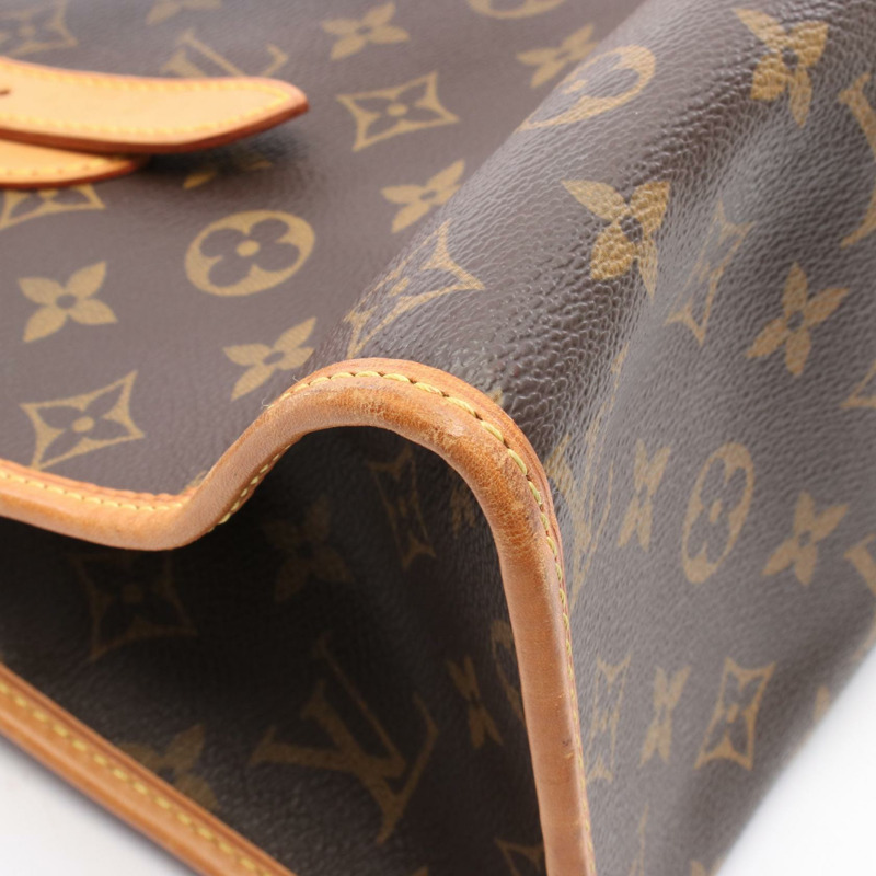 棕色 原花帆布 Popincourt Haut 肩背包【LOUIS VUITTON LV 路易威登】 M40007-6