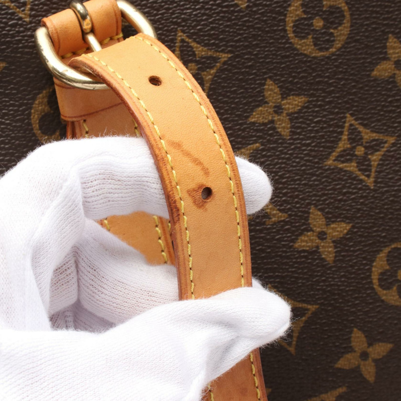 棕色 原花帆布 Popincourt Haut 肩背包【LOUIS VUITTON LV 路易威登】 M40007-8