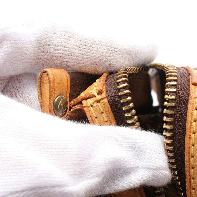 棕色 原花帆布 Popincourt Haut 肩背包【LOUIS VUITTON LV 路易威登】 M40007-9