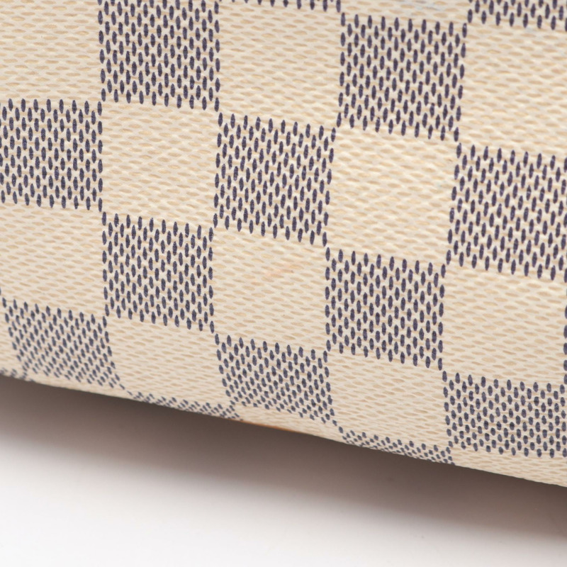 白色 棋盤格帆布 Siracusa MM 肩背包【LOUIS VUITTON LV 路易威登】 N41112-11