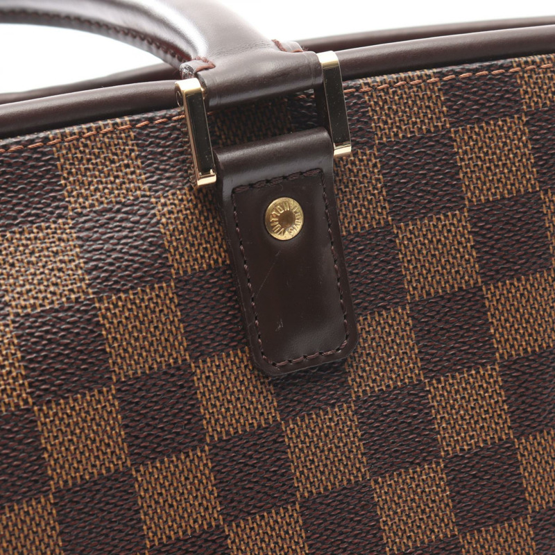 棕色 棋盤格帆布 Manosque GM 托特包【LOUIS VUITTON LV 路易威登】 N51120-6