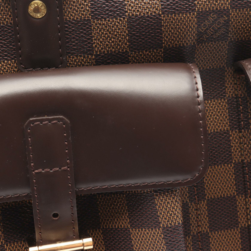 棕色 棋盤格帆布 Manosque GM 托特包【LOUIS VUITTON LV 路易威登】 N51120-8