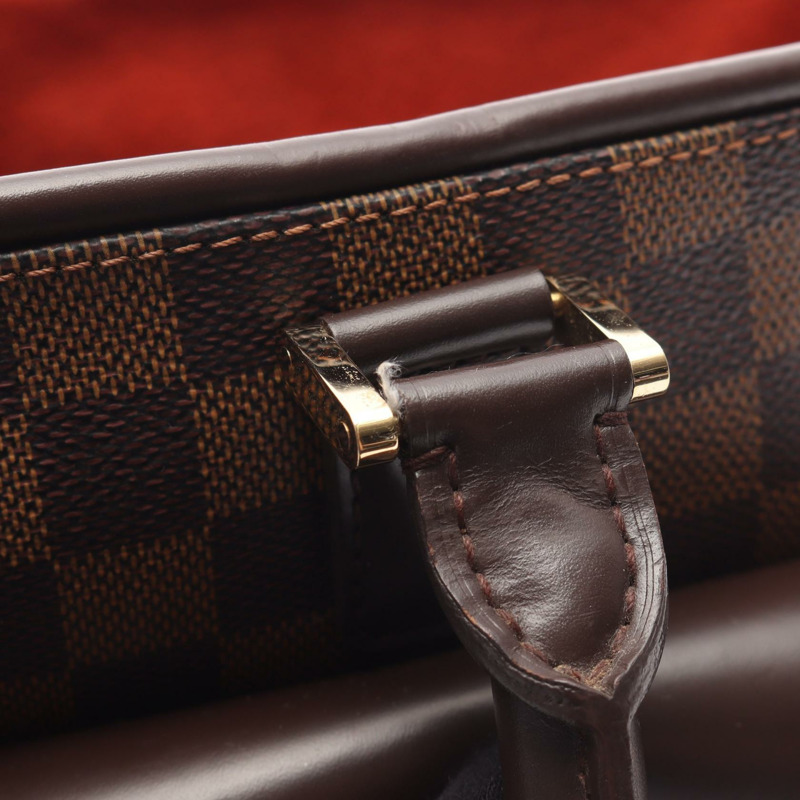 棕色 棋盤格帆布 Manosque GM 托特包【LOUIS VUITTON LV 路易威登】 N51120-11