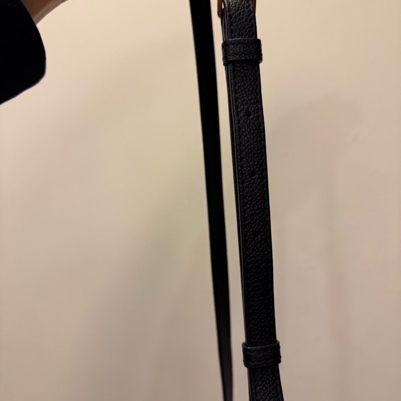 BURBERRY Baby Title Bag 牛皮製 全黑經典款-20