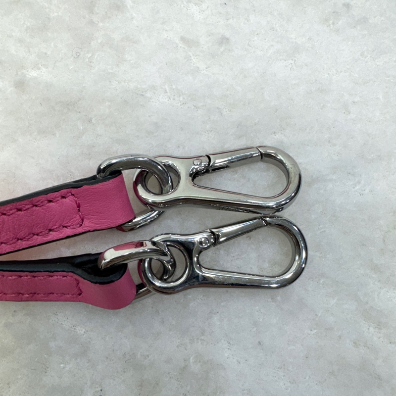 羅伊威Loewe 粉色牛皮mini puzzle幾何手提斜背包-29